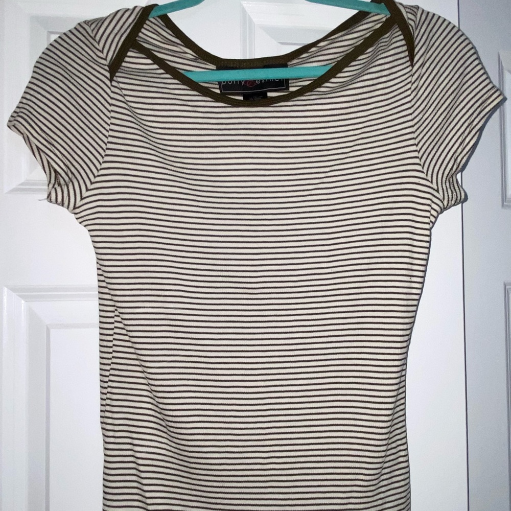 Green Stripped T-Shirt